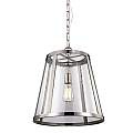 Sospensione Contemporanea Harrow Alluminio Nichel Lucido Vetro E27 D40,6Cm FE-HARROW-P-M