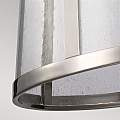 Sospensione Contemporanea Harrow Alluminio Nichel Lucido Vetro E27 D40,6Cm FE-HARROW-P-M
