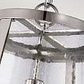 Sospensione Contemporanea Harrow Alluminio Nichel Lucido Vetro E27 D40,6Cm FE-HARROW-P-M