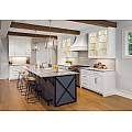 Sospensione Contemporanea Harrow Alluminio Nichel Lucido Vetro E27 D40,6Cm FE-HARROW-P-M