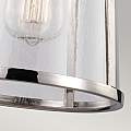 Sospensione Contemporanea Harrow Alluminio Nichel Lucido Vetro 1 Luce E27 D20Cm FE-HARROW-P-S