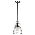 Sospensione Contemporanea Hobson Acciaio Nichel Satinato 1 Luce E27 FE-HOBSON-P-M-SN
