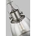 Sospensione Contemporanea Hobson Acciaio Nichel Satinato 1 Luce E27 FE-HOBSON-P-M-SN