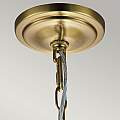 Sospensione Contemporanea Hounslow Acciaio Ottone Brunito Vetro 1 Luce E27 FE-HOUNSLOW-P-BB