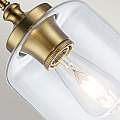 Sospensione Contemporanea Hounslow Acciaio Ottone Brunito Vetro 1 Luce E27 FE-HOUNSLOW-P-BB