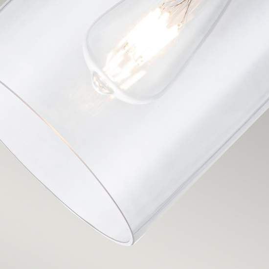 Sospensione Contemporanea Hounslow Acciaio Ottone Brunito Vetro 1 Luce E27 FE-HOUNSLOW-P-BB