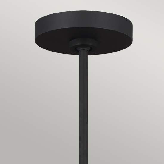 Lampadario Industrial Jax Acciaio Nero Mezzanotte 10 Luci G9 3 Ledw 3000K 3200Lm FE-JAX10-MB