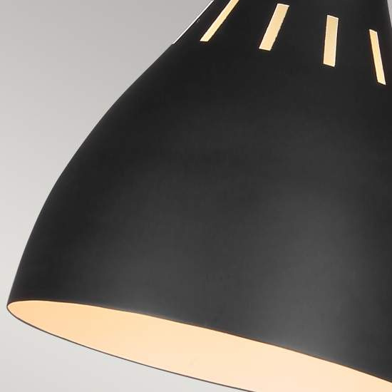Lampada Da Scrivania Contemporanea Joan Acciaio Nero Ottone Brunito 1 Luce E27 FE-JOAN-TL-MB