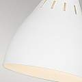 Lampada Da Scrivania Contemporanea Joan Acciaio Bianco Ottone Brunito 1 Luce E27 FE-JOAN-TL-MW