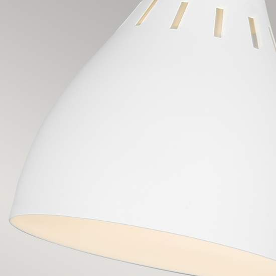 Lampada Da Scrivania Contemporanea Joan Acciaio Bianco Ottone Brunito 1 Luce E27 FE-JOAN-TL-MW