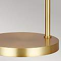 Lampada Da Scrivania Contemporanea Joan Acciaio Bianco Ottone Brunito 1 Luce E27 FE-JOAN-TL-MW