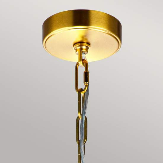 Sospensione Classica Nico In Acciaio Ottone Brunito 1 Luce E27 FE-NICO-P-L-BB