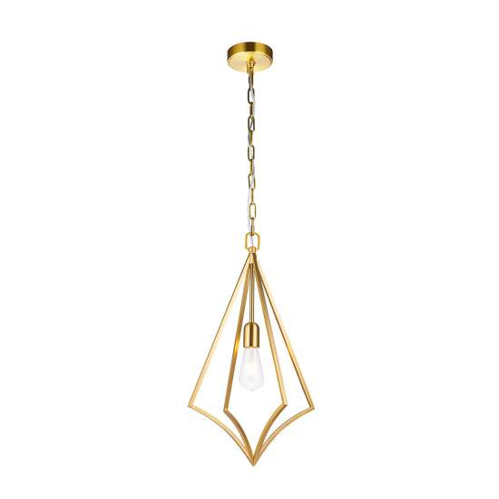 Sospensione Classica Nico Acciaio Ottone Brunito 1 Luce E27 FE-NICO-P-M-BB