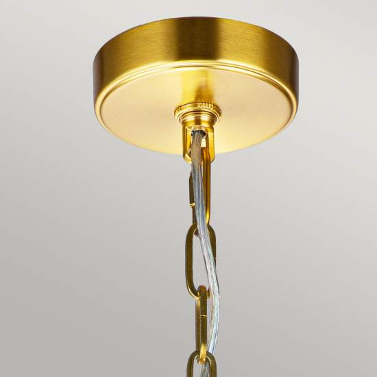 Sospensione Classica Nico Acciaio Ottone Brunito 1 Luce E27 FE-NICO-P-M-BB
