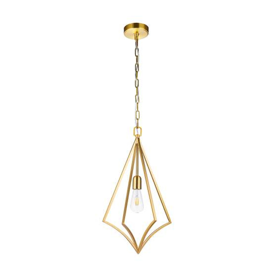 Sospensione Classica Nico Acciaio Ottone Brunito 1 Luce E27 FE-NICO-P-M-BB
