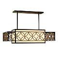 Lampadario Contemporaneo Remy Metallo Bronzo Antico Oro 4 Luci E27 FE-REMY-P-A