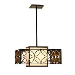 Sospensione Contemporanea Remy In Metallo Bronzo Antico Oro 1 Luce E27