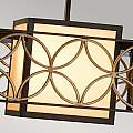 Sospensione Contemporanea Remy In Metallo Bronzo Antico Oro 1 Luce E27 FE-REMY-P-B