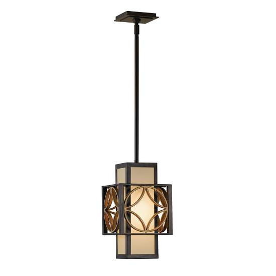 Sospensione Contemporanea Remy Metallo Bronzo Antico Oro 1 Luce E27 FE-REMY-P-C