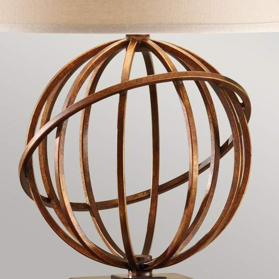 Lampada Da Scrivania Contemporanea Spencer Acciaio Oro Firenze 1 Luce E27 FE-SPENCER-TL
