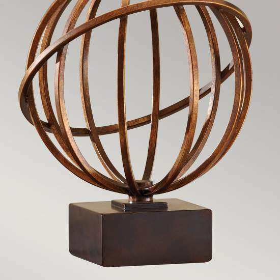 Lampada Da Scrivania Contemporanea Spencer Acciaio Oro Firenze 1 Luce E27 FE-SPENCER-TL