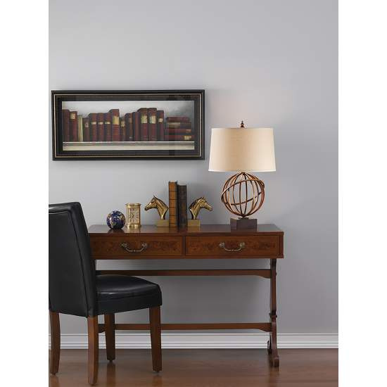 Lampada Da Scrivania Contemporanea Spencer Acciaio Oro Firenze 1 Luce E27 FE-SPENCER-TL