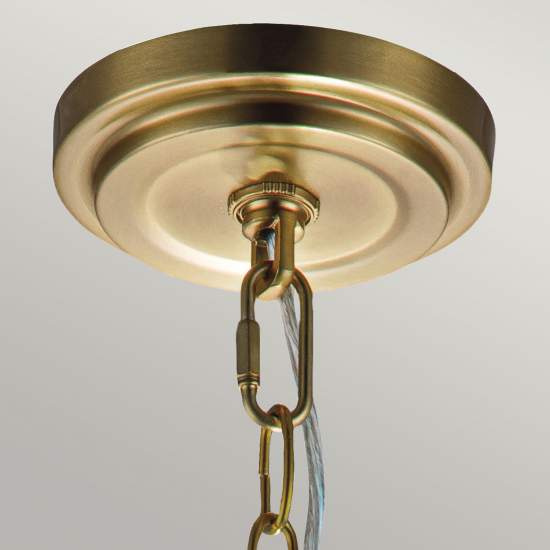 Sospensione Contemporanea Tabby Acciaio Ottone Brunito Vetro 1 Luce E27 FE-TABBY-P-S-BB