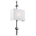 Applique Contemporanea Teva Acciaio Nichel Lucido 1 Luce E27 FE-TEVA1-PN