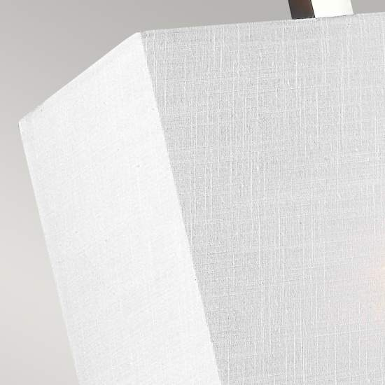 Applique Contemporanea Teva Acciaio Nichel Lucido 1 Luce E27 FE-TEVA1-PN