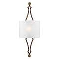 Applique Contemporanea Tilling Acciaio Foglia D'Oro Antico 1 Luce E27 FE-TILLING1-DSGL
