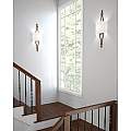 Applique Contemporanea Tilling Acciaio Foglia D'Oro Antico 1 Luce E27 FE-TILLING1-DSGL
