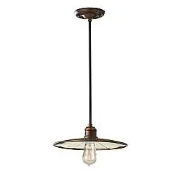 Sospensione Contemporanea Urban Renewal Acciaio Bronzo Astral 1 Luce E27
