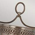 Applique Contemporanea Guildhall Acciaio Bronzo Scuro Vetro 1 Luce E14 GH-WB-DB