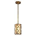 Sospensione Contemporanea Arabella Acciaio Oro Anticato 1 Luce E27 GN-ARABELLA-MP