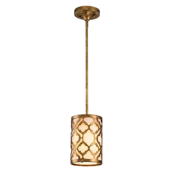 Sospensione Contemporanea Arabella Acciaio Oro Anticato 1 Luce E27 GN-ARABELLA-MP