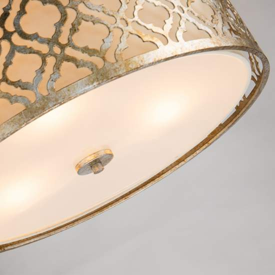Lampadario Contemporaneo Arabella Acciaio Oro Anticato 3 Luci E27 GN-ARABELLA-P-L