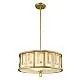 Lampadario Contemporaneo Lemuria Acciaio Oro Anticato 3 Luci E27