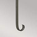 Applique Industrial Nordico Casa Alluminio Nero Antico Vetro 1 Luce E27 HK-CASA1