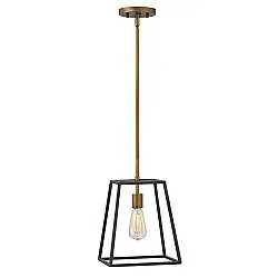 Sospensione Contemporanea Fu Lighton Acciaio Bronzo Ottone 1 Luce E27