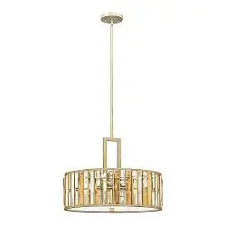 Lampadario Contemporaneo Gemma Acciaio Foglia Argento Cristallo 3 Luci E27