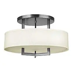Lampada a Soffitto 3 Luci Kalf In Acciaio Nero A Bracci E Sfere In Vetro Opalino E Oro