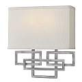 Applique Contemporanea Lanza Acciaio Nichel Antico 2 Luci E14 HK-LANZA2-AN