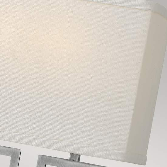 Applique Contemporanea Lanza Acciaio Nichel Antico 2 Luci E14 HK-LANZA2-AN