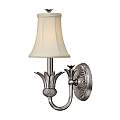 Applique Contemporanea Plantation Acciaio Nichel Antico Tessuto 1 Luce E14 HK-PLANT1-PL