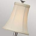 Applique Contemporanea Plantation Acciaio Nichel Antico Tessuto 1 Luce E14 HK-PLANT1-PL