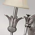 Applique Contemporanea Plantation Acciaio Nichel Antico Tessuto 1 Luce E14 HK-PLANT1-PL