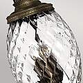 Lampadario Contemporaneo Plantation Acciaio Bronzo Perlato Vetro 4 Luci E14 HK-PLANT4-P-PZ