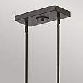 Lampadario Vintage Rigby Acciaio Bronzo Buckeye 3 Luci E27 HK-RIGBY-ISLE-KZ