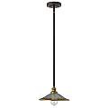 Sospensione Vintage Rigby Acciaio Bronzo Buckeye 1 Luce E27 HK-RIGBY-P-KZ