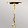 Lampadario Industrial Nordico Spyre Acciaio Oro Champagne 6 Luci E14 HK-SPYRE6C-CPG